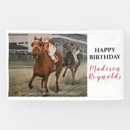 Lona Hermoso caballo degusta a los dueños de la carrera