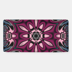 Lona Hermoso diseño único de flores de Mandala