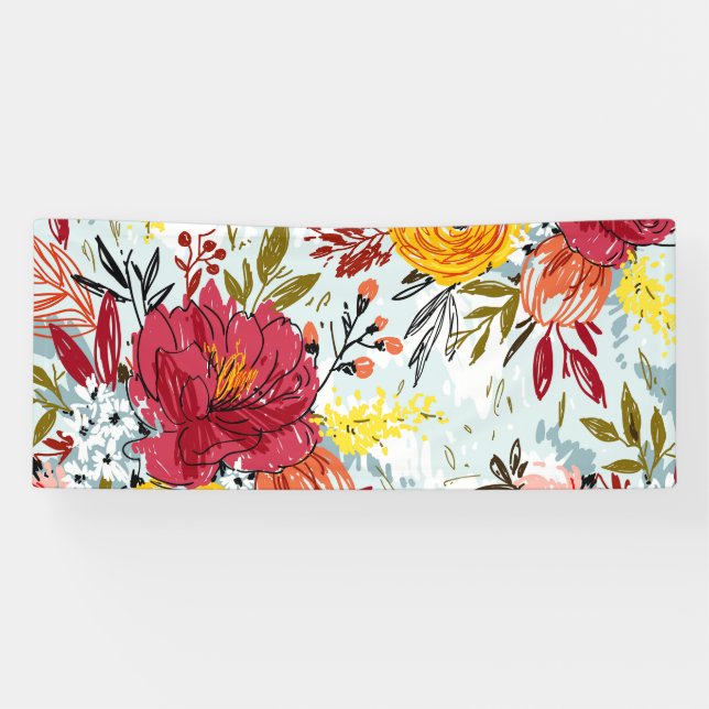 Lona Hermosos Rosas (Horizontal)