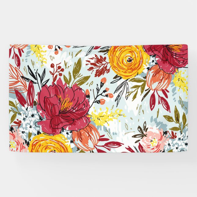 Lona Hermosos Rosas (Horizontal)