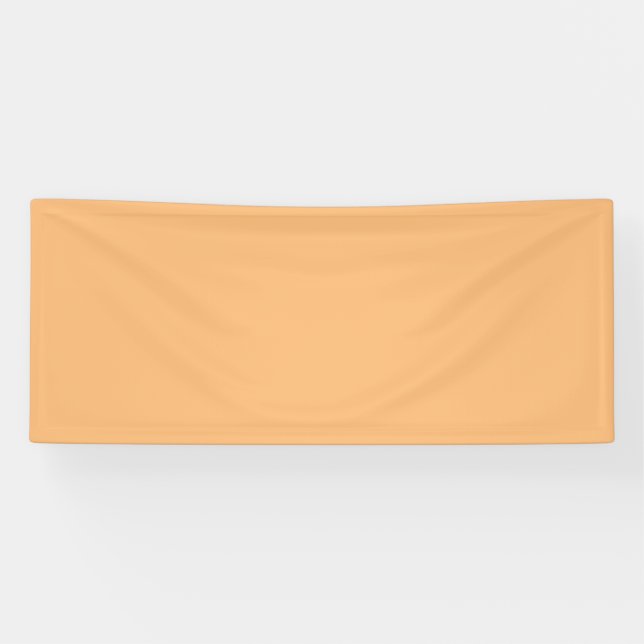 Lona Hex Color #FABA77, Brandy Vinyl Banner (Horizontal)