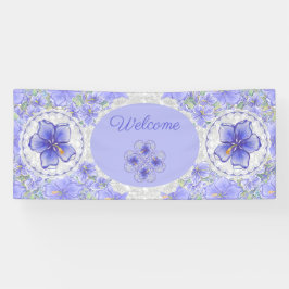 Lona Hibiscus & lace BLUE