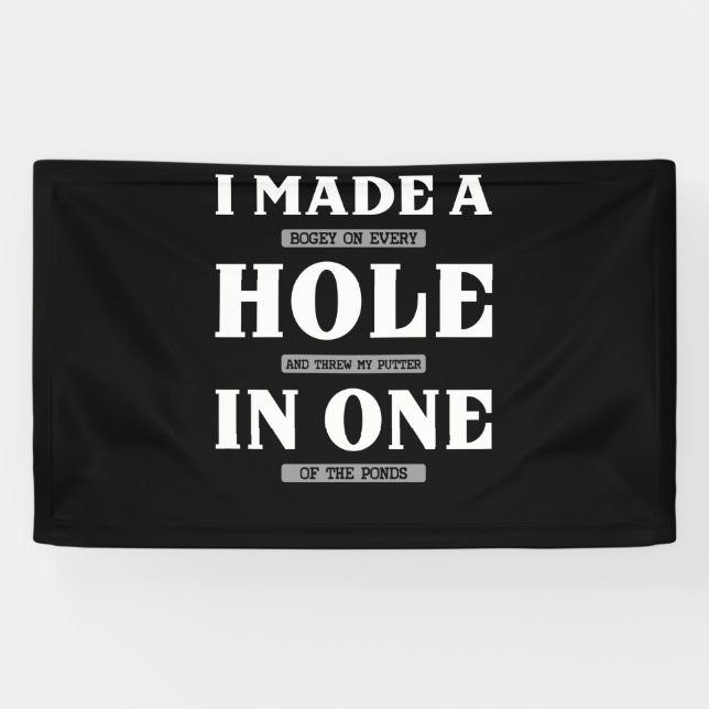 Lona Hice Un Bogey En Cada Agujero Y Tiré Golfing (Horizontal)