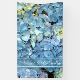 Lona Hidrangea Azul Boda floral