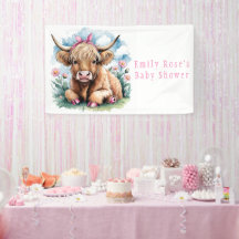 Highland Cow Baby Shower Bliss Chica