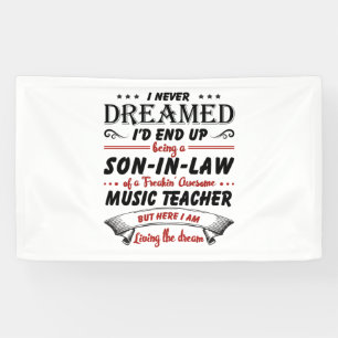 Lona Hijo En Derecho De Impresionante Profesor De Músic