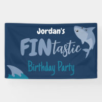 Hijos De La Fiesta De Cumpleaños Del Tiburón En El