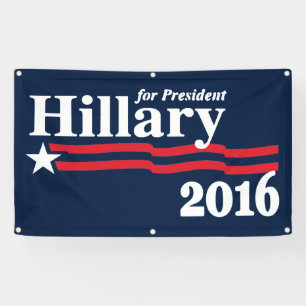 Lona Hillary para el presidente 2016