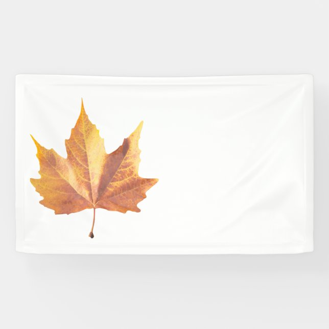 Lona Hoja de otoño de arce (Horizontal)