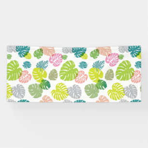 Lona Hojas Tropicales Multicolores