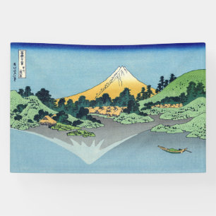 Lona Hokusai - El Monte Fuji reflexiona en el lago Kawa