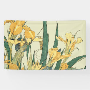 Lona Hokusai Saltamontes Iris Impresión Vintage: Japoné