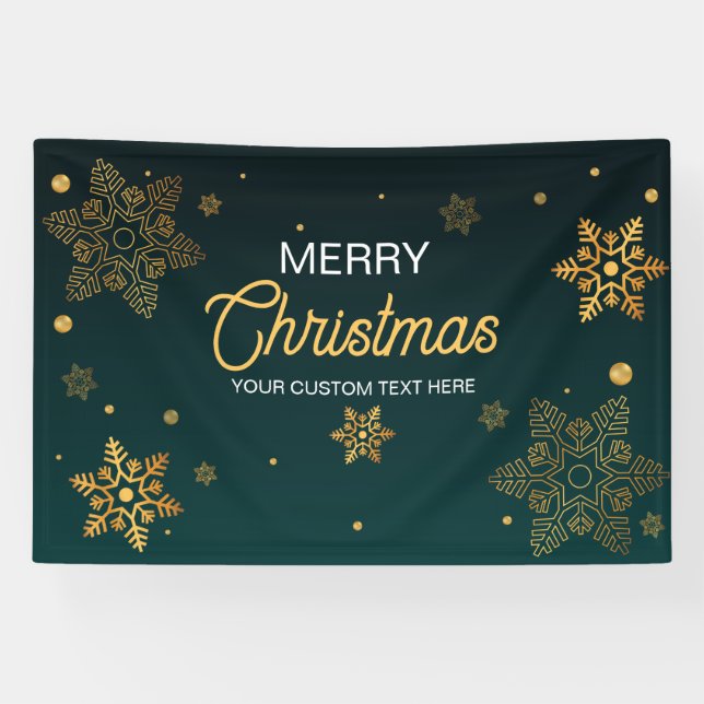 Lona Holidays Christmas party backdrop  (Horizontal)