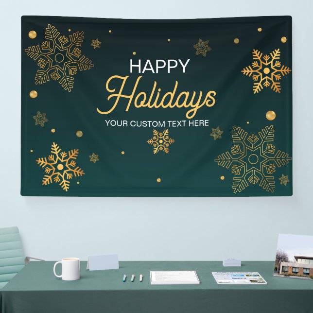 Lona Holidays Christmas party backdrop  (Feria)