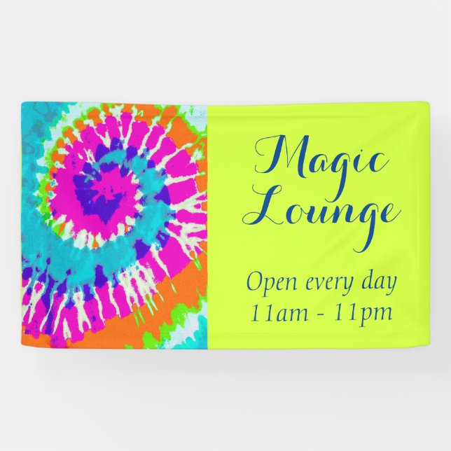 Lona holiES - Estilo de batik de espiral de energía (Horizontal)