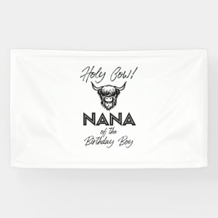 Lona Holly Cow Nana de Birthday Boy Highland Cow 1s