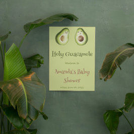 Lona Holy Guacamole Avocado Lime Fiesta Baby Shower