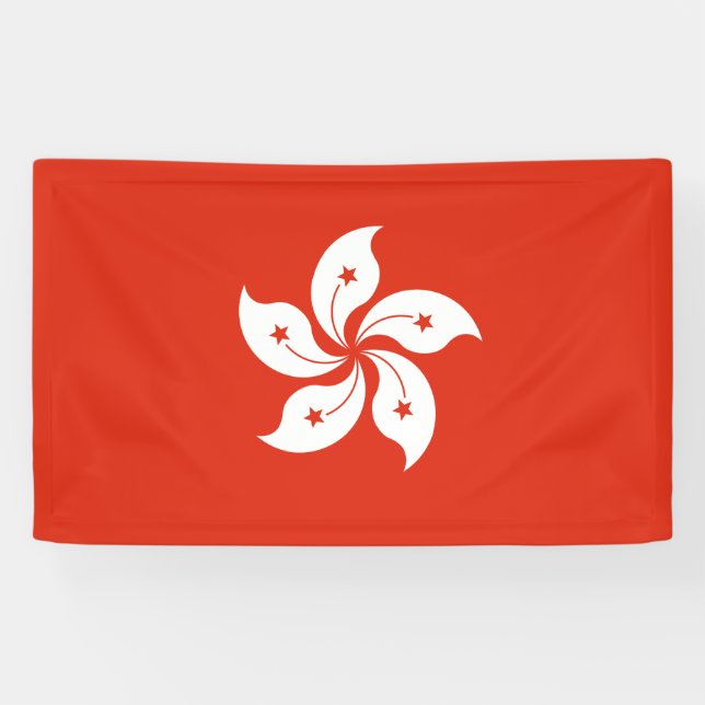 Lona Hong Kong flag  (Horizontal)