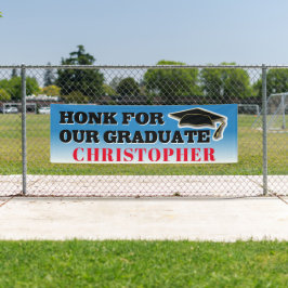 Lona Honk Escolar Para Nuestra Graduación