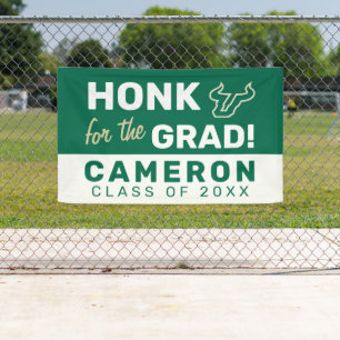 Lona Honk para el graduado de la USF