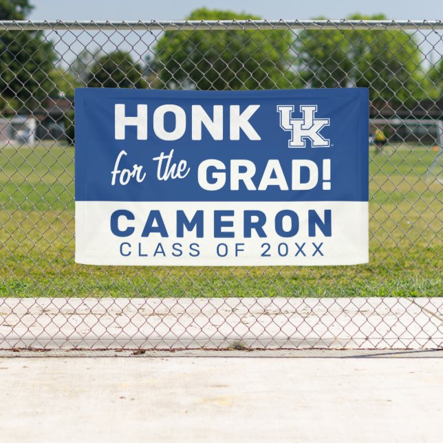 Lona Honk por el graduado de Kentucky (In situ)