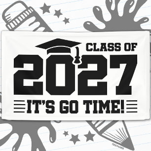 Lona Hora de Partir Año de Graduación Clase de Último A