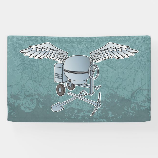 Lona Hormigonera gris azul (Horizontal)
