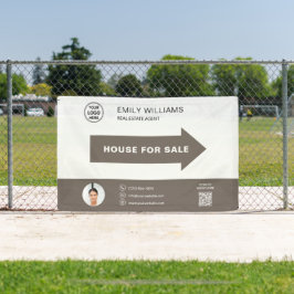 Lona House for Sale Real Estate Logo QR Code