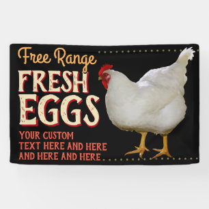 Lona HUEVOS FRESCOs gallinas camperas orgánicas