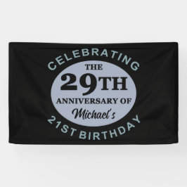 Lona Humor de cumpleaños número 50 del personalizado