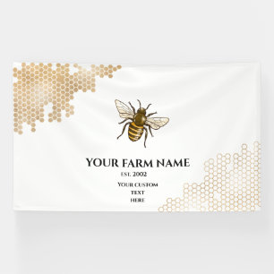 Lona Húneycomb Bee Farm Beekeeper Apiarist Honeybees Bu