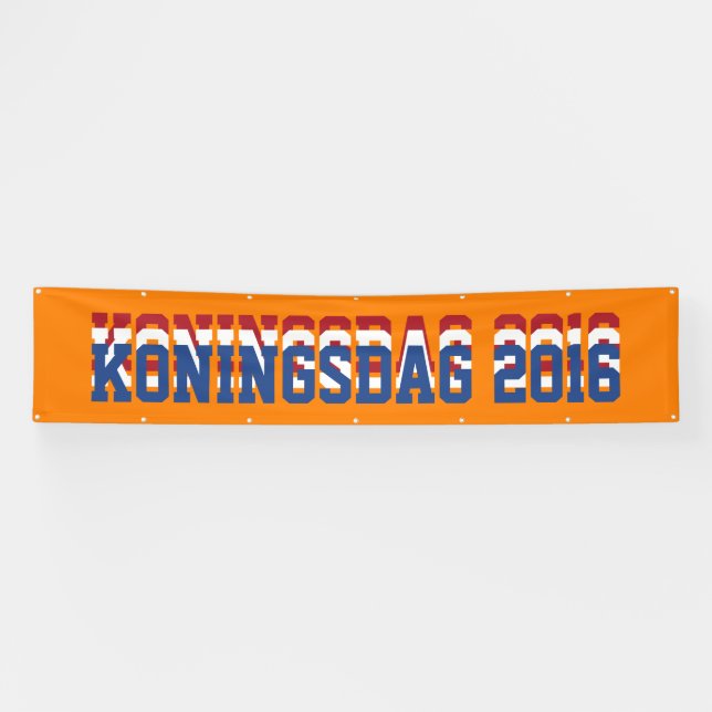 Lona Hup Holland Hup, Países Bajos Koningsdag 2016 (Horizontal)