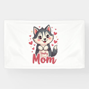 Lona Husky Dog Mom Cute Kawaii Design
