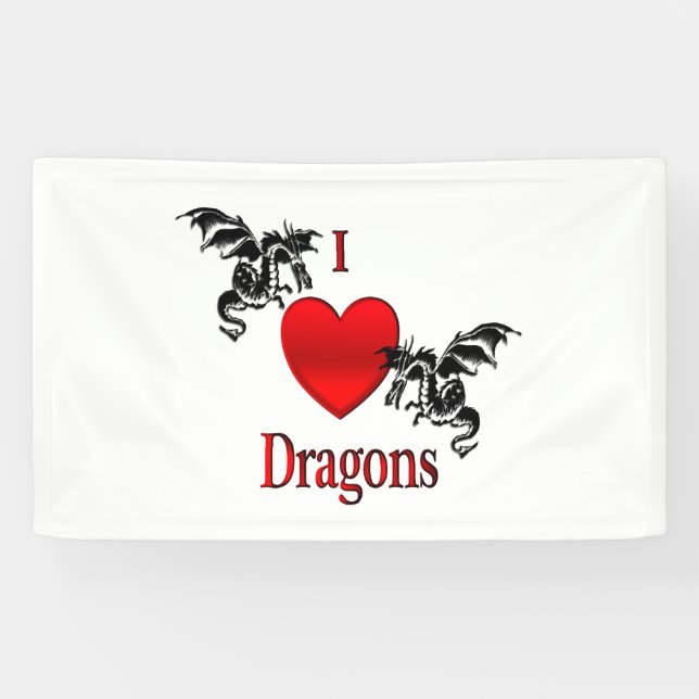 Lona I Heart Dragons (Horizontal)