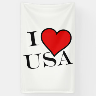 Lona I Heart USA bk (v) bnrt