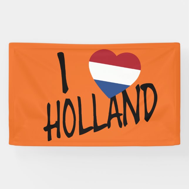 Lona I Heartflag Holland bnrck on o bnrcct (Horizontal)