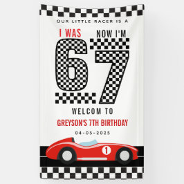 Lona I Was 6 Now I'm 7 Race Car Boy 7th Birthday Party