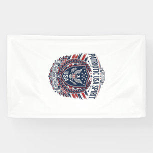 Lona Iconos y Símbolos de Escudo de Libertad Patriótica
