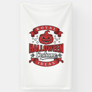 Lona Ideas de disfraces vintage de Halloween Vector Dis