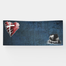 Lona iglesia para hombre en blanco del grupo del rezo