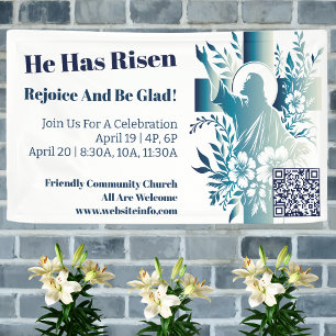 Lona Iglesia personalizado Jesús Cristiano cruza Pascua