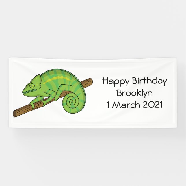 Lona Ilustracion Chameleon de Parson (Horizontal)