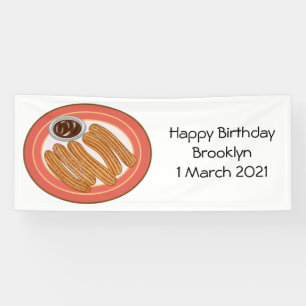 Lona Ilustracion Churro personalizado