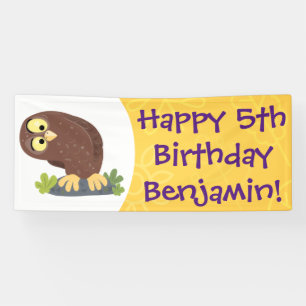 Lona Ilustracion curioso y gracioso de personalizado de