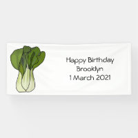 Ilustración de dibujos animados de bok choy