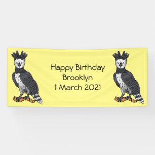 Lona Ilustracion de Harpy Eagle personalizado
