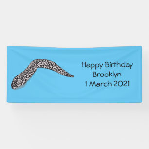 Lona Ilustracion de personalizado de anguila moray loca
