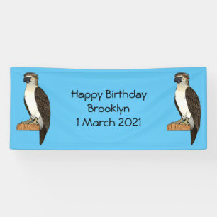 Lona Ilustracion de personalizado de aves águilas de Fi