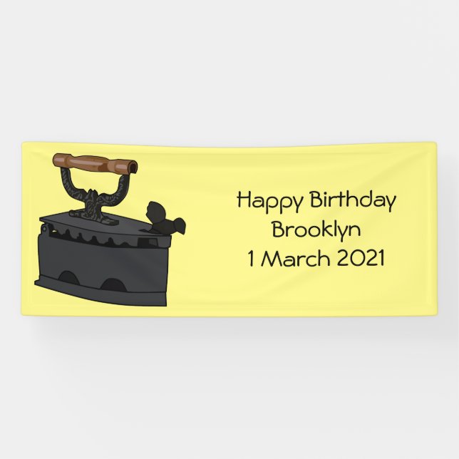 Lona Ilustracion de personalizado de carbón vegetal (Horizontal)