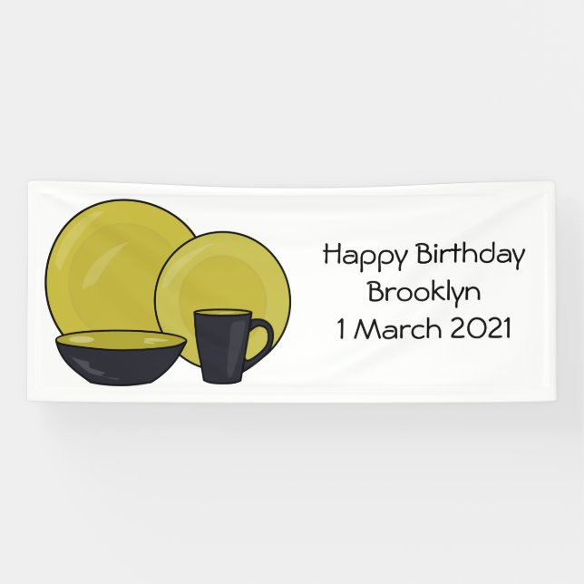 Lona Ilustracion de personalizado de juego de mesa (Horizontal)